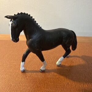Schleich Black Trakehner Braided Mane Horse Mare‎ Figure 2016